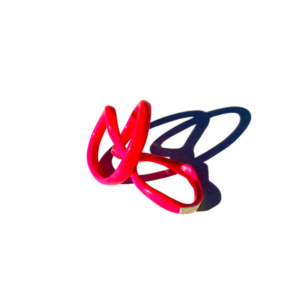Petite Sculptural Stack Ring, Azalea