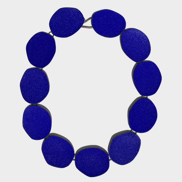 Color Field Necklace, Cobalt Blue