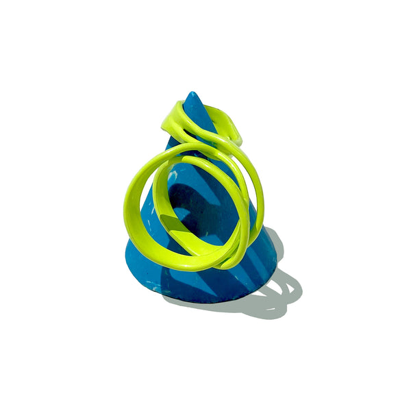Sculptural Ring, Chartreuse