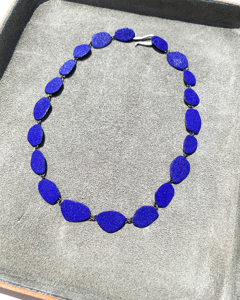 Cobalt Enamel Collar