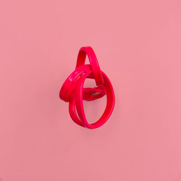 Freeform Sculptural Ring, Azalea