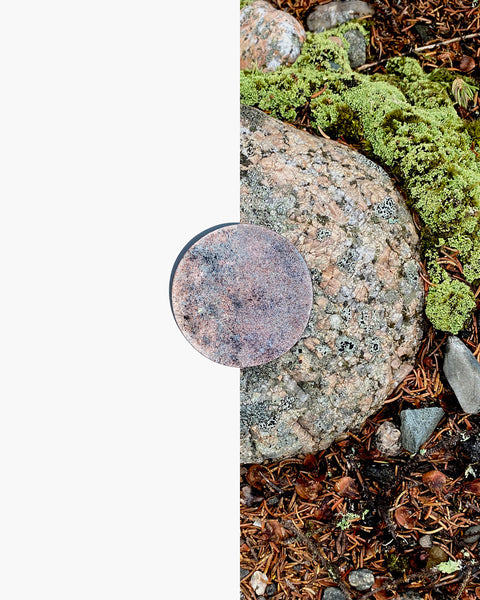 Granite Brooch