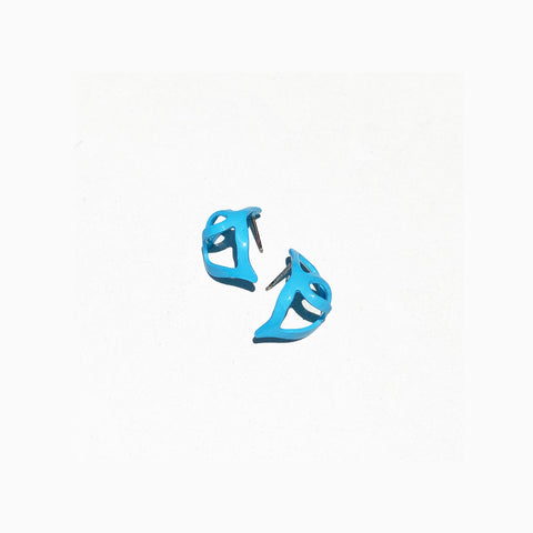 Huggie Hoop, Small, Blue