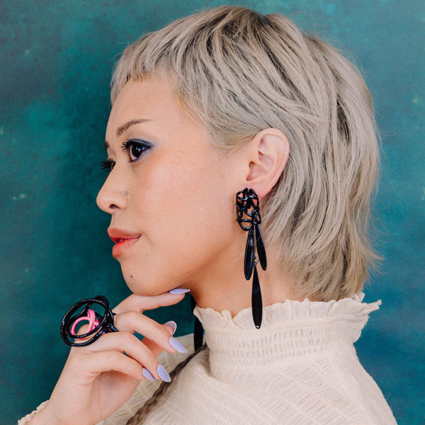 Lace Stud and Fringe