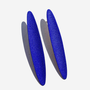 Cobalt Blue Color Field Earring