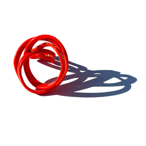 Large Sculptural Stack Ring, Poppy