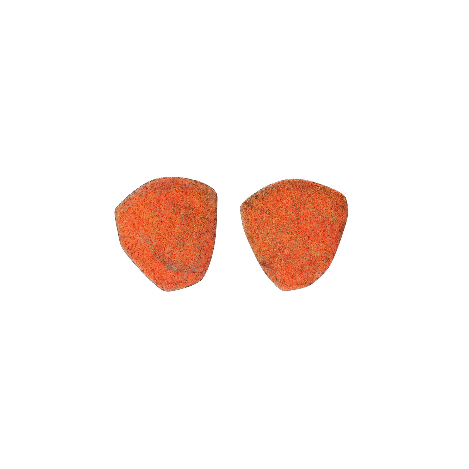 Enamel Palette Earring, Orange