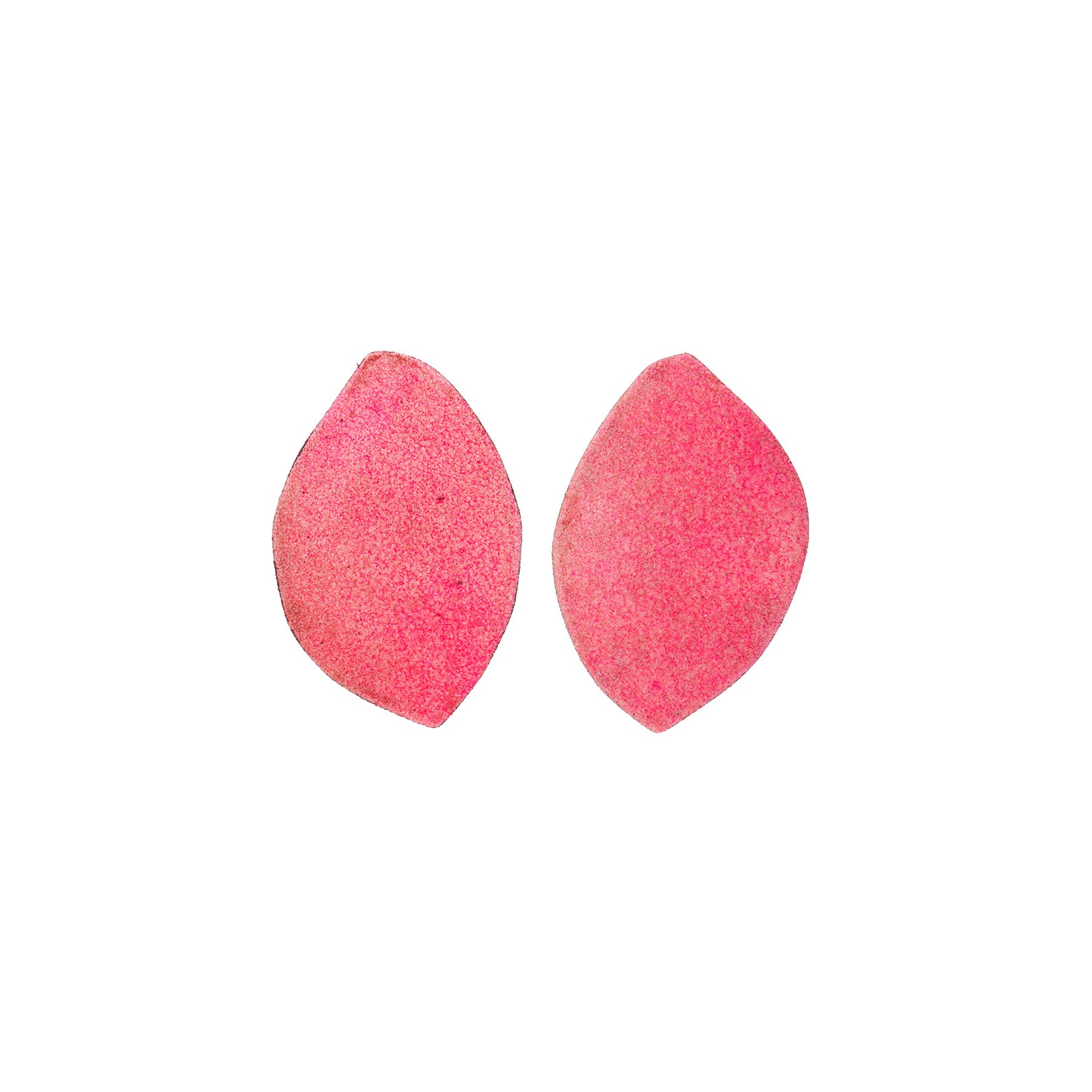 Enamel Palette Earring Hot Pink