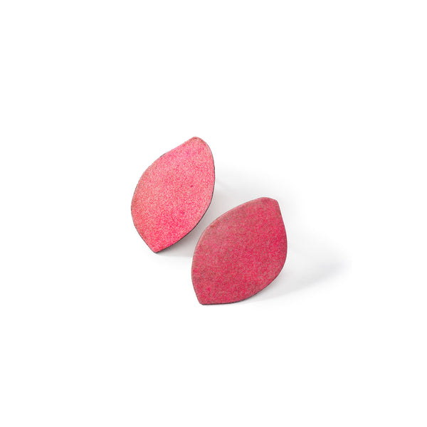 Enamel Palette Earring Hot Pink