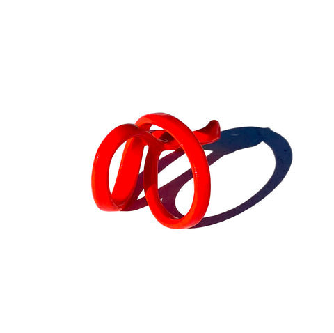 Sculptural Stack Ring, Poppy