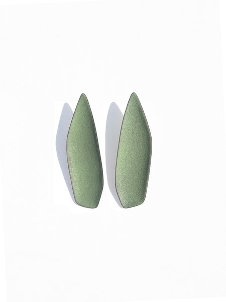 Color Field Earring, Mint