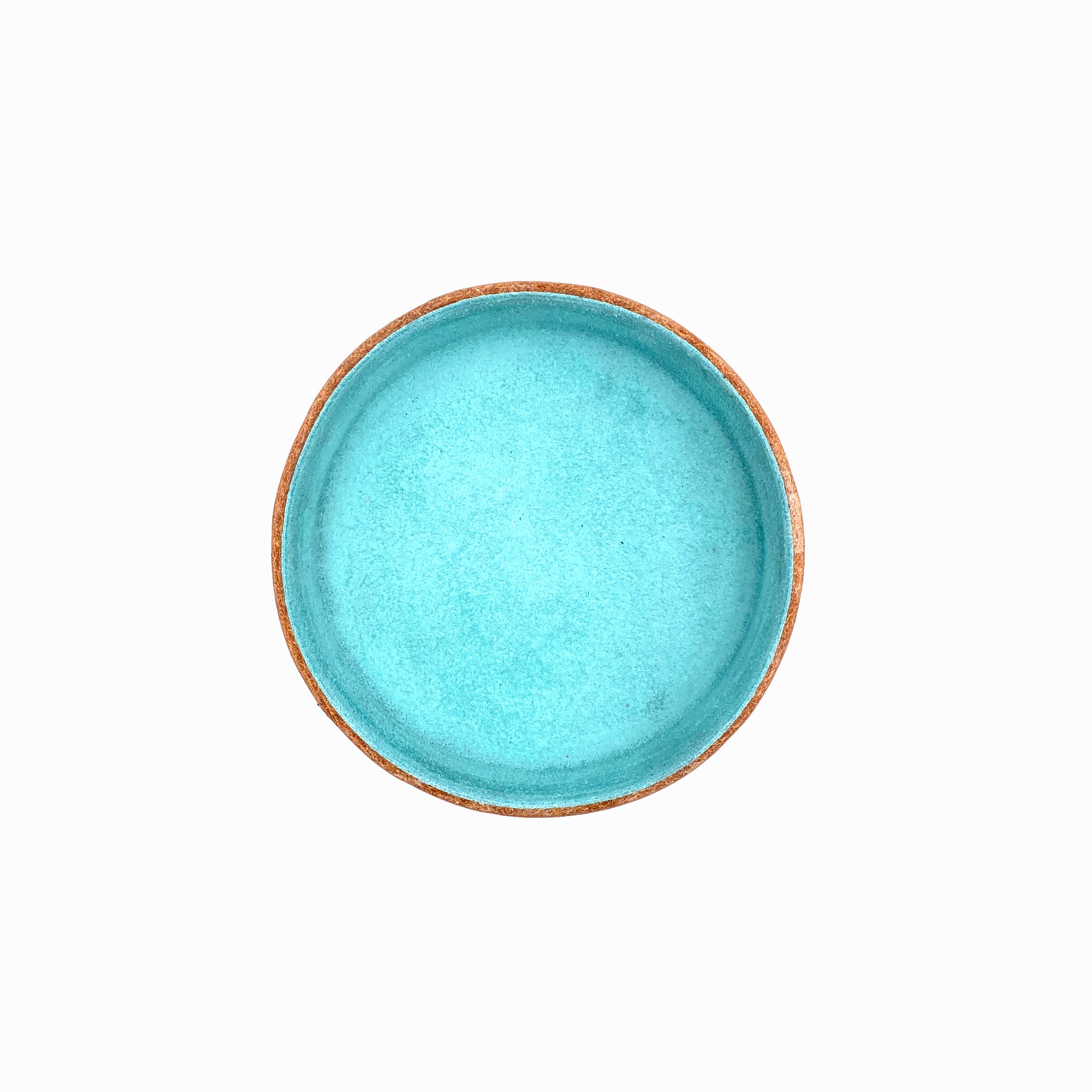 Leather Jewelry Tray, Small, Mint