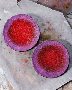 Red to Purple Ombré Disc