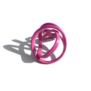 Sculptural Stack Ring, Orchid