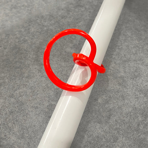 Petite Sculptural Stack Ring, Poppy