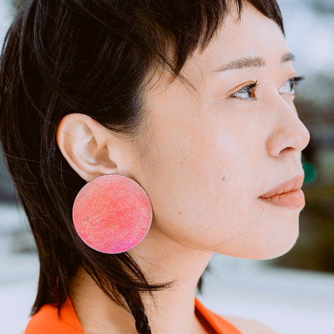 Color Field Disc, Hot Pink Ombré