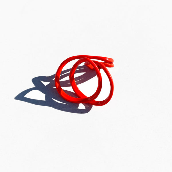 Sculptural Stack Ring, Poppy