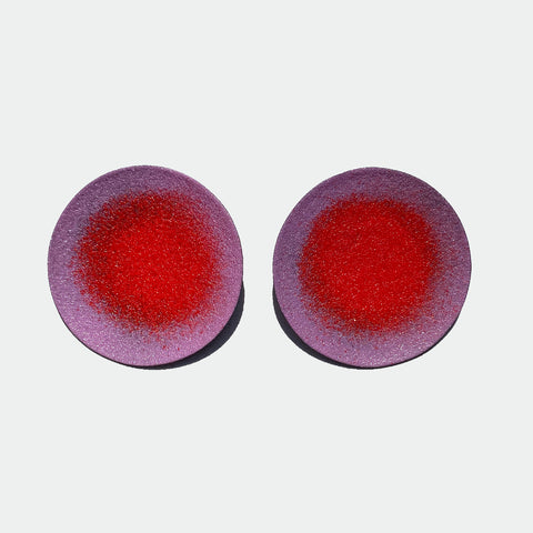 Red to Purple Ombré Disc
