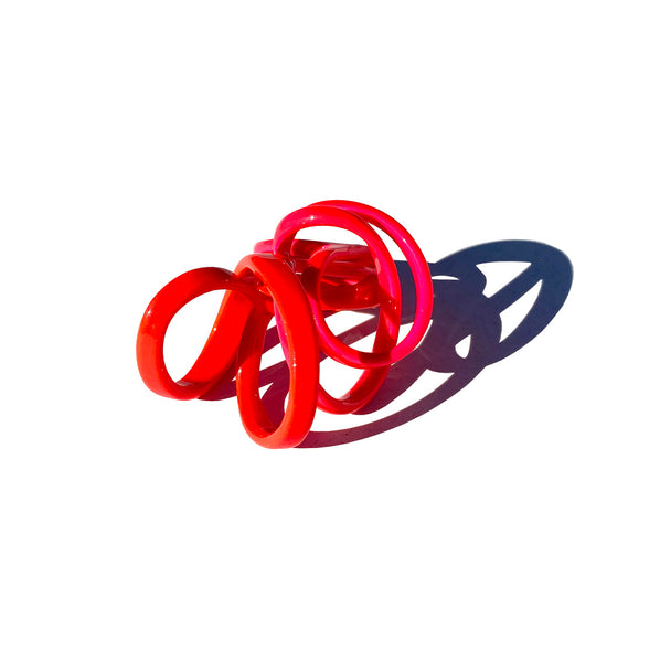 Sculptural Stack Ring, Poppy